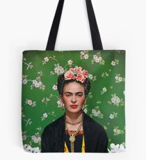 Bolsa de tela Póster de la cubierta de Frida Kahlo Vouge de alta calidad