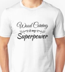 Wood Carving Design Unisex T-Shirt
