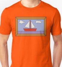 Sail Boat Artwork Unisex T-Shirt