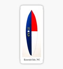 NC Surfboard (Emerald Isle, NC) Sticker
