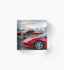 The Racers - Air and Road! Acrylic Block