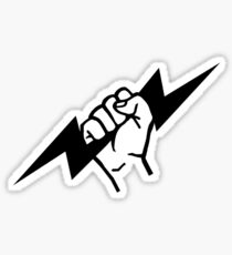 Flash Electrician Sticker