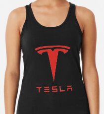 Tesla Red Logo Women's Tank Top