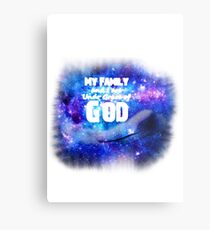 My family under Grace of God Metal Print