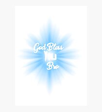 God bless you t-shirt Photographic Print