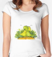 roar! - dinosaurs love by Tania Samoshkina Women's Fitted Scoop T-Shirt
