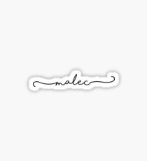Malec in Schreibschrift Sticker