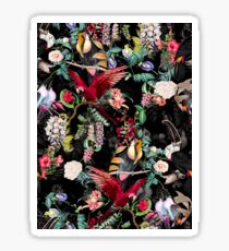 Floral and Birds IX Sticker