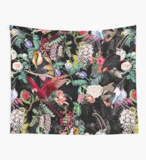 Floral and Birds IX Wall Tapestry