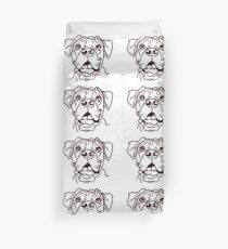 The Boxer Love of My Life Duvet Cover