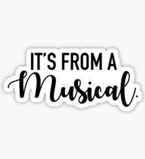 It's From A Musical Sticker