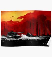 Battle of Kursk (Color Version) - by Nuclear Jackal Poster