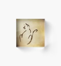 Seated Cat Acrylic Block