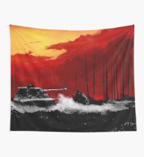 Battle of Kursk (Color Version) - by Nuclear Jackal Wall Tapestry