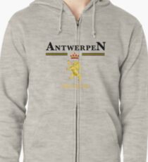Antwerpen, Belgium Zipped Hoodie