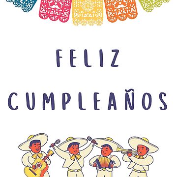 Spanish Happy Birthday (Feliz Cumpleanos) Cards - 12 Pack 