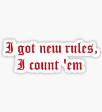 New Rules | Accessories Sticker