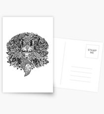 Hidden fox Postcards