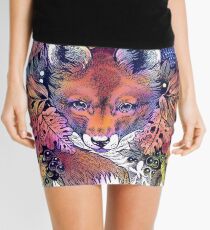 Regenbogen versteckender Fox Minirock