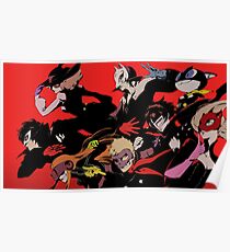 Persona 5 All Confidants Poster