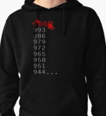 "What's 1000 Minus 7?" Pullover Hoodie