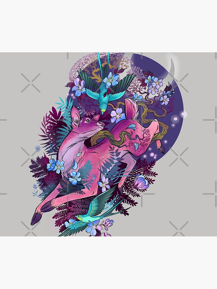 Mystic Midnight Pink White Tail Doe iPhone 11 case Mystic Midnight Pink White Tail Doe iPhone 11 case