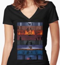 Camiseta entallada de cuello en V Duelos de Star Wars