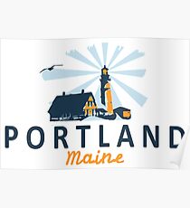 Portland Maine. Poster