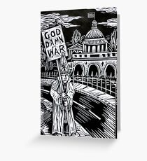 The Pope Protests! Greeting Card