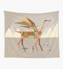 Cardboard Dragons Wall Tapestry
