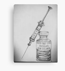 Books Save Lives: Inoculate Our Children Canvas Print