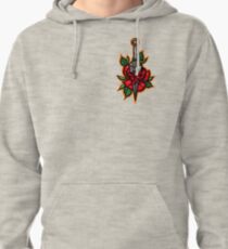 Naruto Konoha Kunai Through Rose Pullover Hoodie