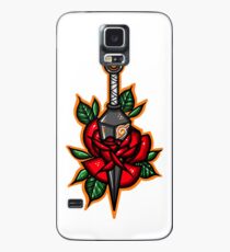 Naruto Konoha Kunai Through Rose Case/Skin for Samsung Galaxy