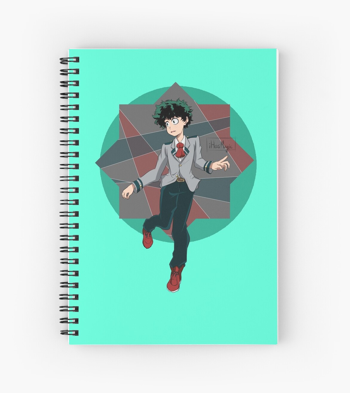 "My Hero Academia [Boku no Hero Academia] Deku" Spiral Notebook by