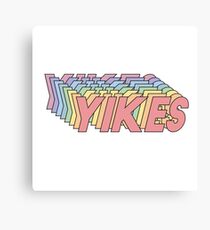 YIKES Canvas Print