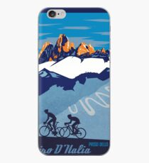 Giro D' Italia Retro Passo Dello Stelvio Cycling Poster iPhone Case