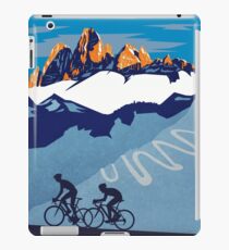 Giro D' Italia Retro Passo Dello Stelvio Cycling Poster iPad Case/Skin