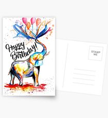 Happy Birthday Elephant Postcards
