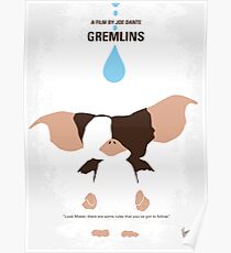 No451- Gremlins minimal movie poster Poster