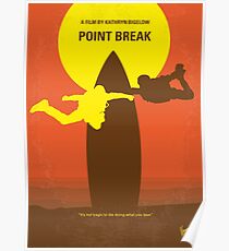 No455- Point Break minimal movie poster Poster