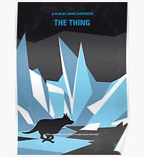 No466- The Thing minimal movie poster Poster