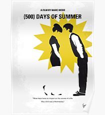 No500- 500 Days Of Summer minimal movie poster Poster