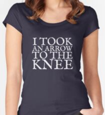 I Took an Arrow to the Knee Women's Fitted Scoop T-Shirt