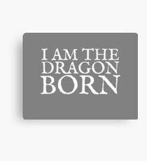 I am the Dragonborn Canvas Print
