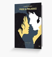 No584- Pride and Prejudice minimal movie poster Greeting Card