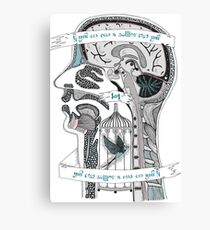 You can cage a Swallow cant you, but, you cant swallow a Cage can you! Canvas Print