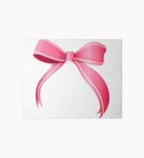 Pink bow Art Board