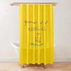 government get out REEEEEEEEE Shower Curtain