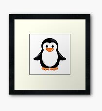 Pretty little penguin Framed Print