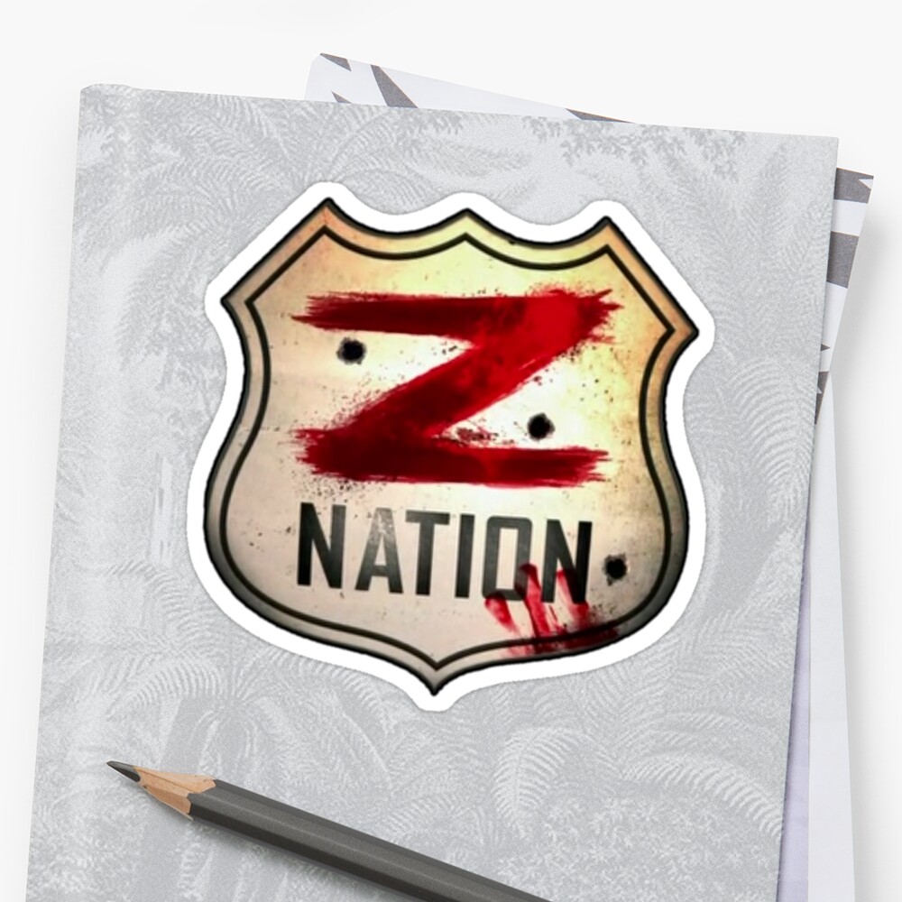 Z Nation Logo Everywhere Stickers By Mirinda Miller Redbubble